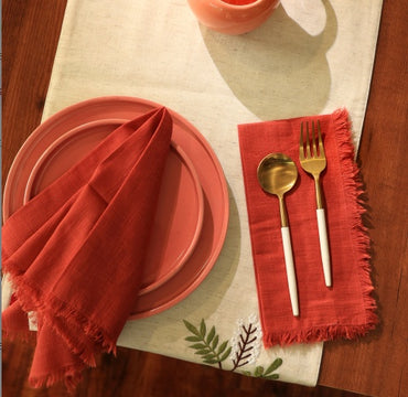 Classic Hemstitch Dinner Napkins set