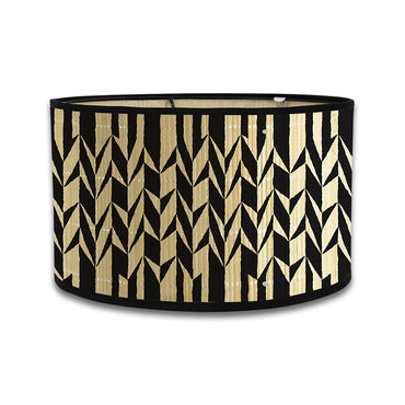 Lamp Holder Barrel-type Bamboo Products Printing Hood