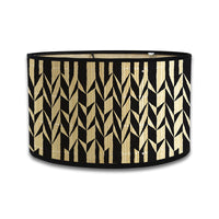 Lamp Holder Barrel-type Bamboo Products Printing Hood