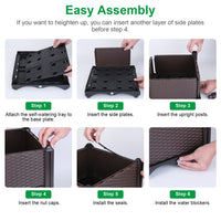 Elevated Garden Flowerpot For Outdoor Plants