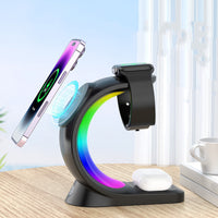 4 In 1 Magnetic Wireless Charger Fast Charging For Smart Phone