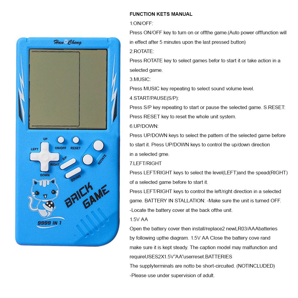 Classic Handheld Game Console