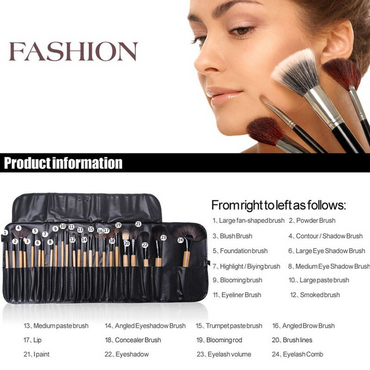 24 pcs Professional Makeup Brush Set