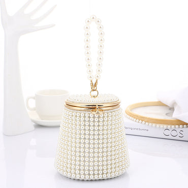 Women's Temperament Fashion Pearl Dinner Handbag