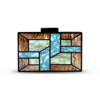 Geometric Stitching Acrylic Dinner Bag All-match