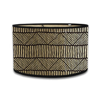 Lamp Holder Barrel-type Bamboo Products Printing Hood