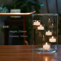 Large Glass Candlestick Candlelight Dinner Decoration Ornaments