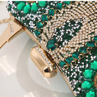 New Metal Handheld Handmade Diamond Inlaid Dinner Bag