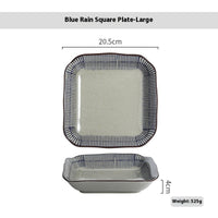 Japanese-style Square Ceramic Creative Dinner Plate