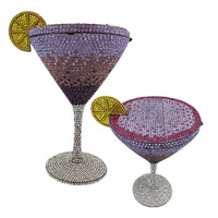 Cocktail Goblet Diamond Dinner Hand Bag