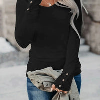 Female leisure Sleeve Clinch Casual Fashion Tops