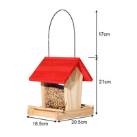 Suspended rain-proof field dispenser feeder