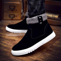 Winter warm and cashmere men's shoes