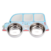 Car Cartoon Children's Dinner Plate Compartment