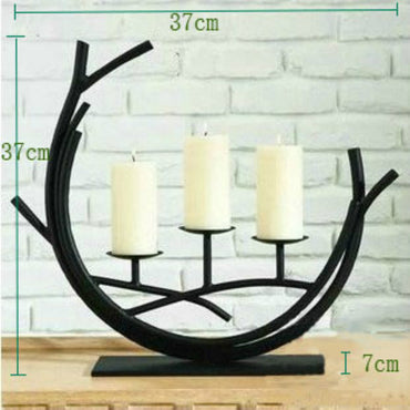 Nordic Romantic Table Light Dinner Candle Holder Ornament