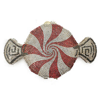 Diamond-studded Candy Design Rhinestone Chain Female Bag