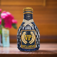Champagne Bottle Diamond Hand Holding Dinner Bag