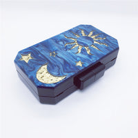 Fashion Star And Moon Octagonal Dinner Party Dress Bag