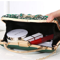 New Metal Handheld Handmade Diamond Inlaid Dinner Bag