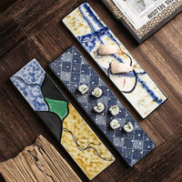 Hand-painted Long Sushi Ceramic Dinner Plate