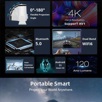 y300 Smart AnzhuoHD Projection Screen Home Recommend Projector