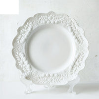 Lace Carved Hollow Lace Vintage Dinner Plate