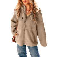 Women's Autumn And Winter Sweater Hooded Jacket