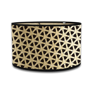 Lamp Holder Barrel-type Bamboo Products Printing Hood