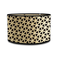 Lamp Holder Barrel-type Bamboo Products Printing Hood