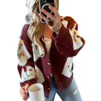 Women's European And American Leisure Knitted Sweater Coat