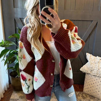 Women's European And American Leisure Knitted Sweater Coat