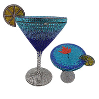 Cocktail Goblet Diamond Dinner Hand Bag