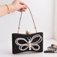 Women's Fashion All-matching Graceful Bow Dinner Bag