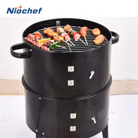 3 in 1 Charcoal Stove Barbecue Grills