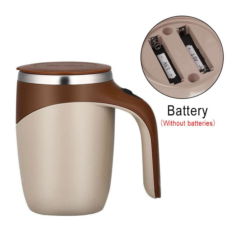 Magnetic Automatic Stirring Thermos Mug