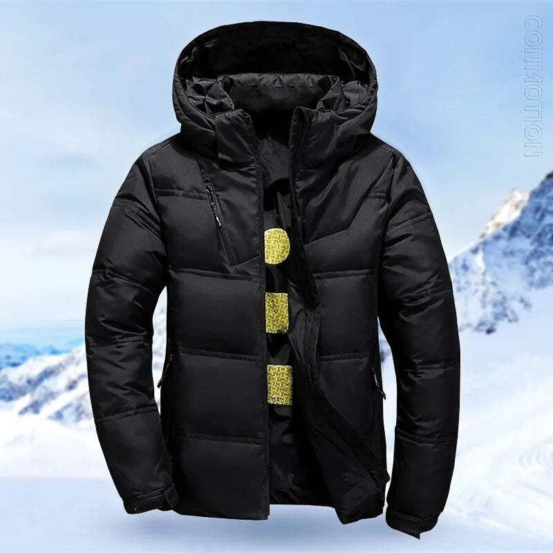 Windproof Detachable Hooded Overcoat