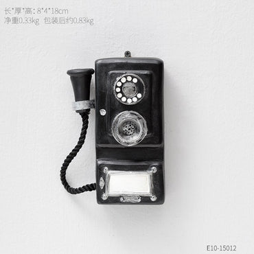 Retro Wall Phone Decoration