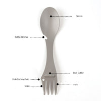 5 in 1 Multi-functional Stainless Steel Tableware