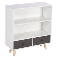 3-Tier Wooden Cabinet With Drawer