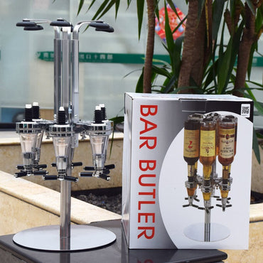 6 Head Rotating Bottle Rack