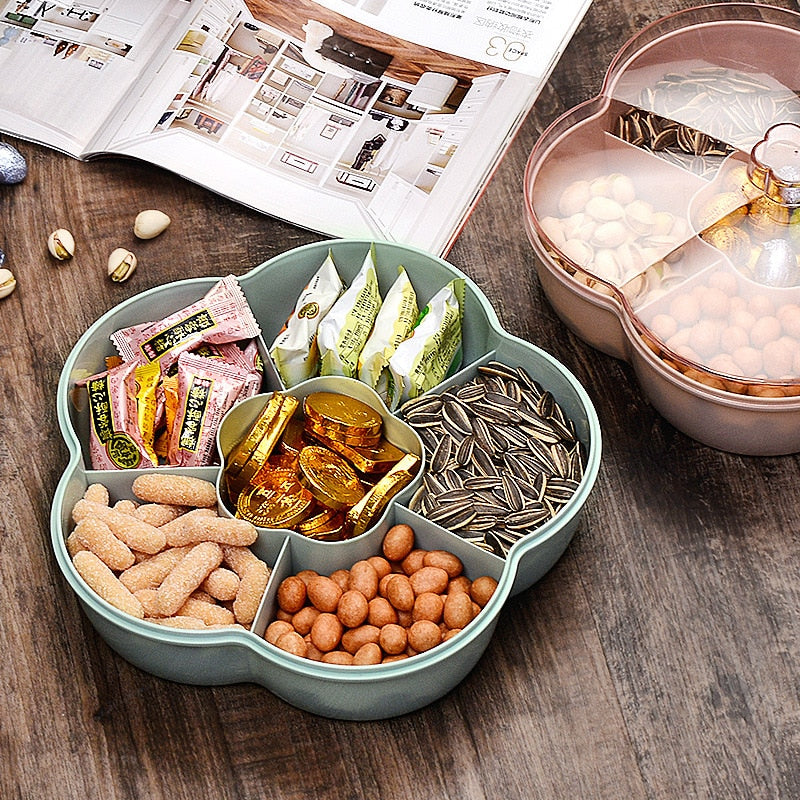 Flower Shape Snack Candy Tray