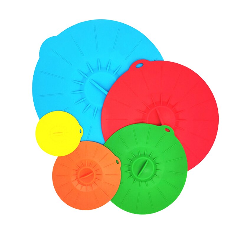 5 Sizes Silicone Airlock Lid Covers