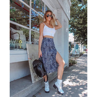 High Waist Floral Print Summer Skirts