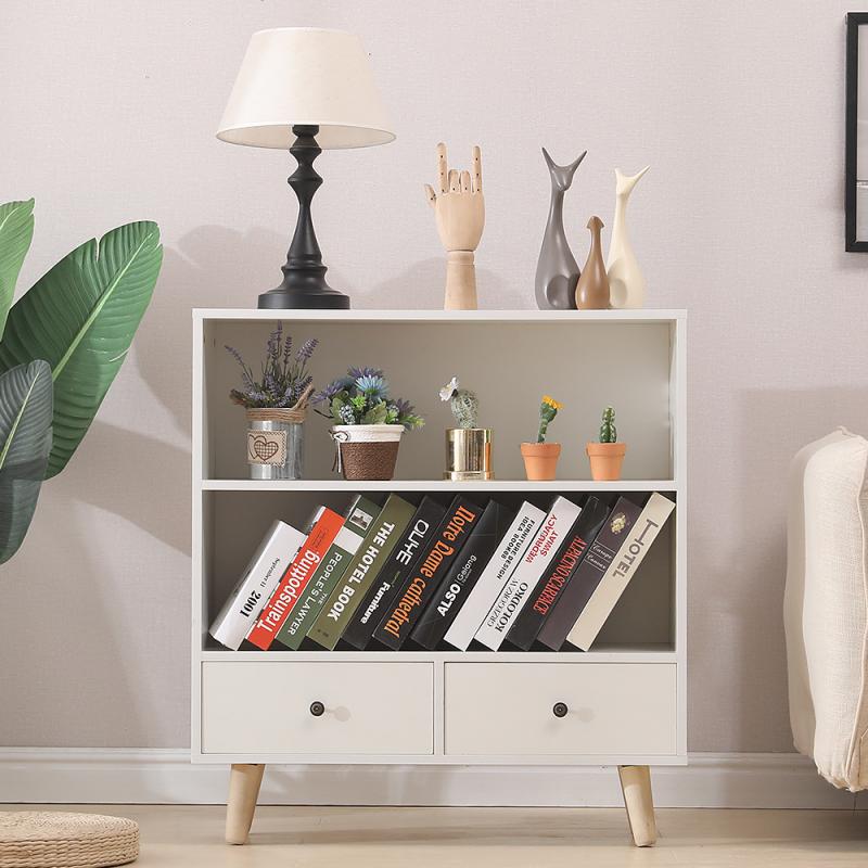 3-Tier Wooden Cabinet With Drawer