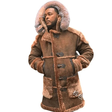 Men's Extra Warm Winter Sherpa Coat