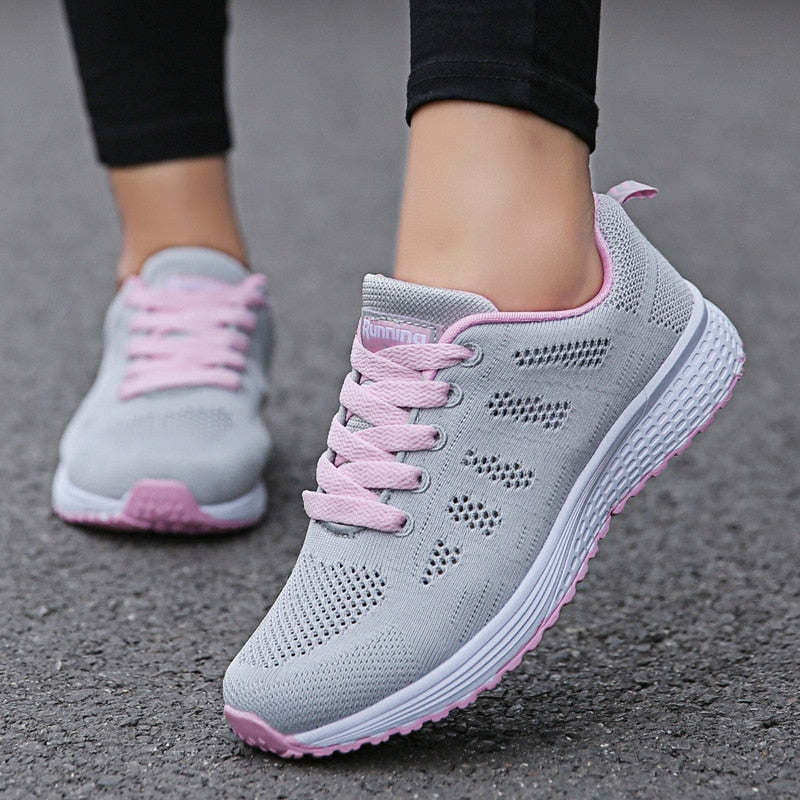 Ladies Walking Mesh Shoes