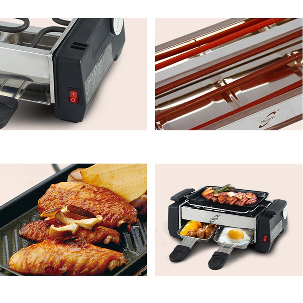 Smoke-free Non-stick Barbecue Electric Grill