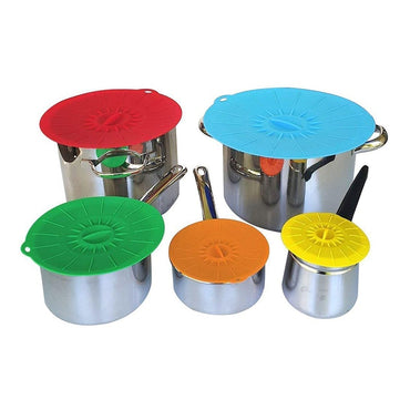 5 Sizes Silicone Airlock Lid Covers