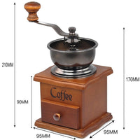 Retro Manual Stainless Steel Coffee Grinder