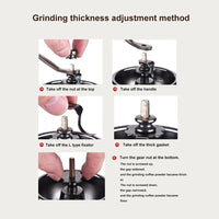 Retro Manual Stainless Steel Coffee Grinder